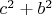$c^2+b^2$