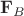 $\mathbf{F}_B$