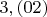 $3,(02)$