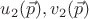 $u_2(\vec{p}), v_2(\vec{p}) $