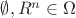 \emptyset,R^n\in\Omega