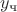 $y_{\text{ч}}$