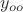 $y_{oo}$