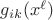 $g_{ik}(x^\ell)$