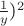 $\frac1y$)^2 $  $