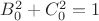 $B_0^2+C_0^2=1$