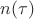 $n(\tau)$