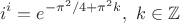 $$
i^i = e^{-\pi^2/4 + \pi^2 k}, \,\, k \in \mathbb{Z}
$$