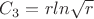 $C_{3}=rln\sqrt{r}$