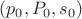 $(p_0,P_0,s_0)$