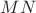 $ MN $