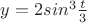 $y=2sin^3\frac t3$