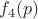 $f_4(p)$