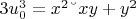 $3u_0^3 = x^2 &ndash; x y + y^2$