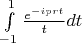 $\int\limits_{-1}^{1}\frac{e^{-iprt}}{t}dt$