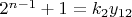$2^{n-1}+1=k_2y_{12}$