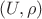 $(U,\rho)$