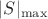 $|S|_\max$