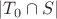 $|T_0\cap S|$