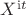 $X^{\mathrm{i}t}$