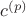 $c^{(p)}$