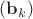 $(\mathbf b_k)$