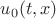 $u_0 (t,x)$
