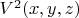 $V^2(x,y,z) $