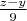 $\frac{z-y}{9}$