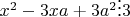 $x^2-3xa+3a^2\vdots 3$