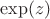 $\exp (z)$