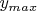$y_{max}$