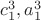 $ c_1^3,a_1 ^3$