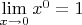 $\lim\limits_{x \to 0}x^0 = 1$