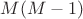 $M(M-1)$