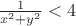 $\frac{1}{x^{2}+y^{2}}<4$
