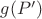 $g(P')$