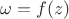 $\omega=f(z)$
