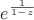 $e^{\frac 1 {1-z}}$