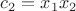 $c_2=x_1x_2$