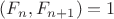 $(F_n, F_{n+1})=1$