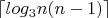 $\lceil log_3n(n-1)\rceil$