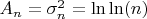 $A_n=\sigma_n^2=\ln\ln(n)$
