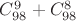 $C_{98}^9+C_{98}^8$ $C_{98}^9+C_{98}^8$
