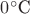 $0^\circ \text{C}$