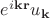 $e^{i \mathbf k \mathbf r} u_{\mathbf k}$
