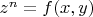 $z^n=f(x,y)$