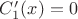 $СC_1'(x)=0$