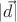 $|\vec d|$