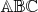 $\mathbb{ABC}$